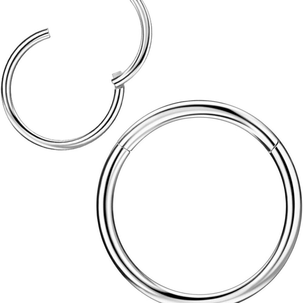 1pc Surgical Steel Piercing Ring for Nose Septum Cartilage Helix Tragus Conch Da